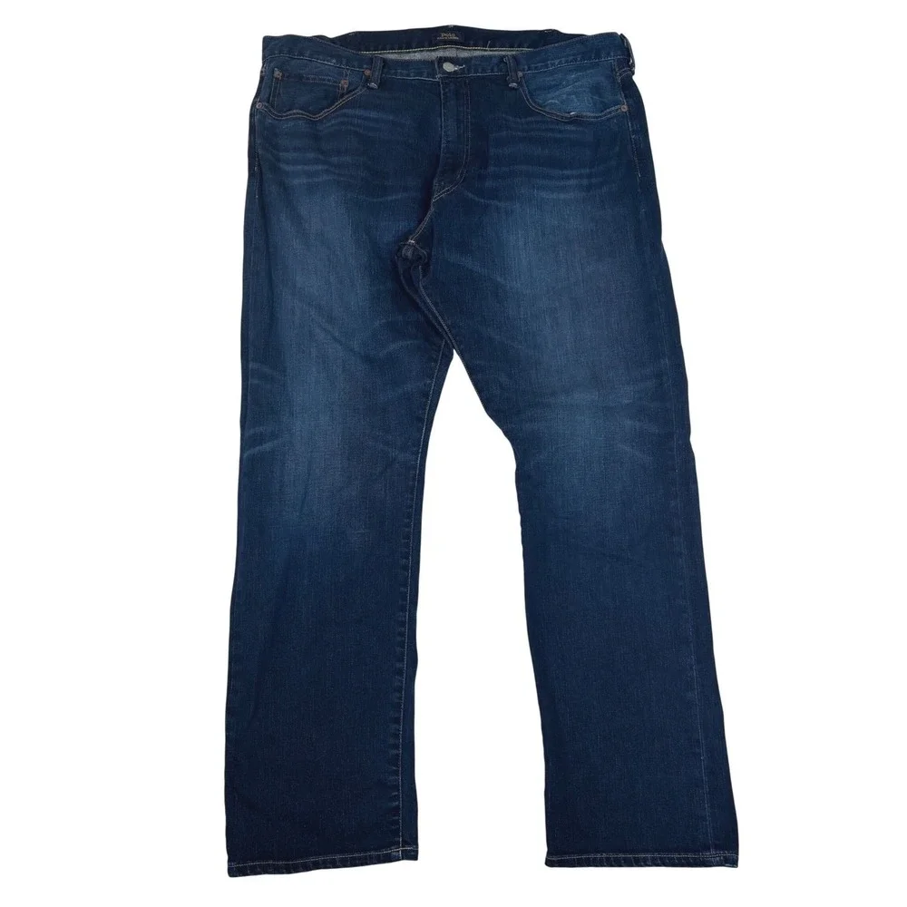 Polo Ralph Lauren Hampton Relaxed Straight Dark Wash Denim Jeans Mens 40x32